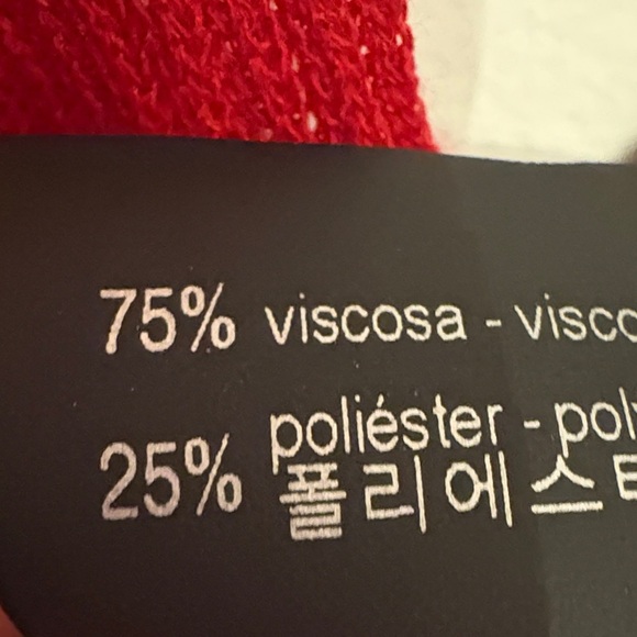 Zara Bold Red and Black Maxi Dress - Picture 8 of 8